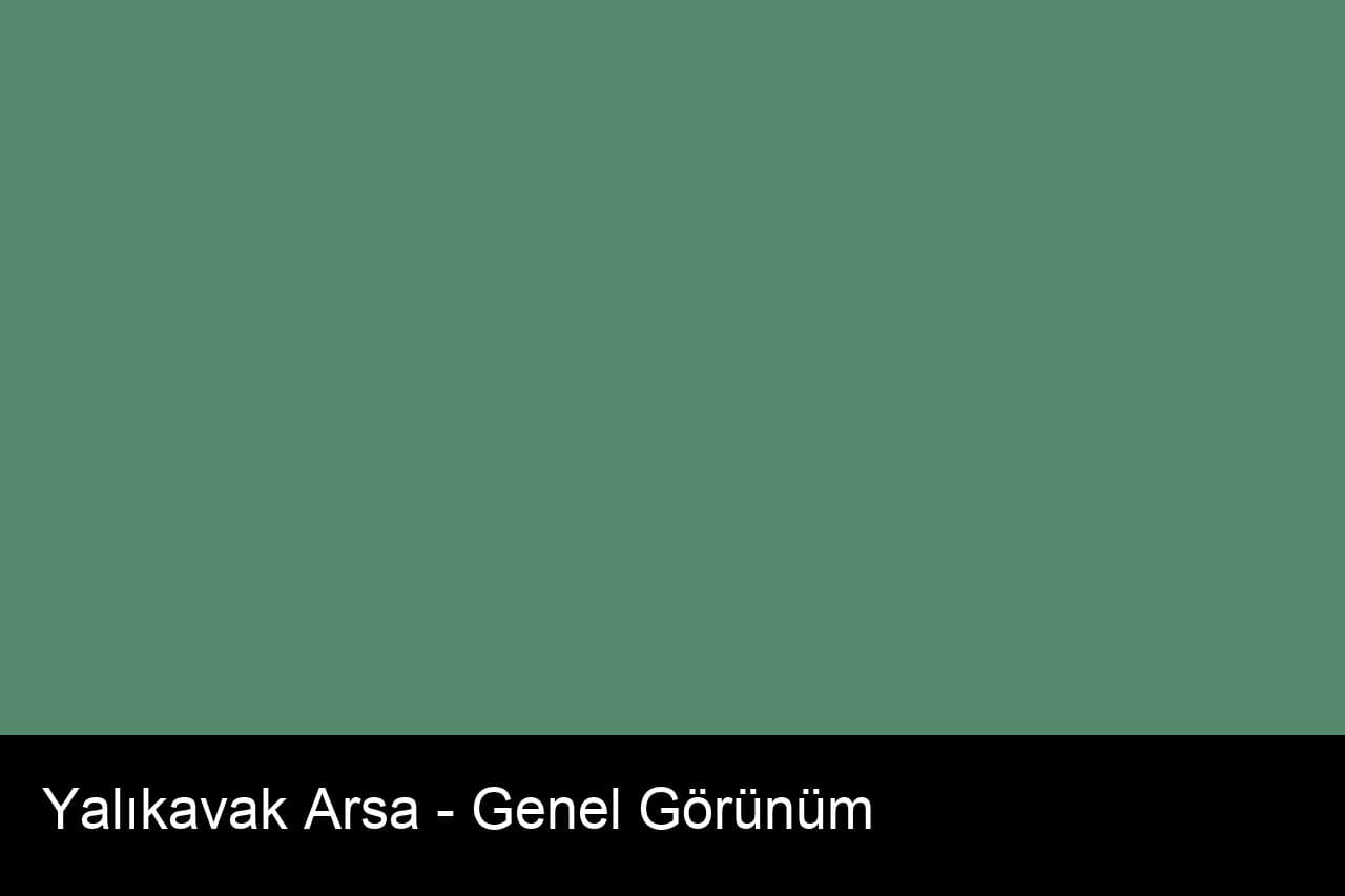 Bodrum Yalıkavak'ta Deniz Manzaralı Yatırımlık Satılık Arsa